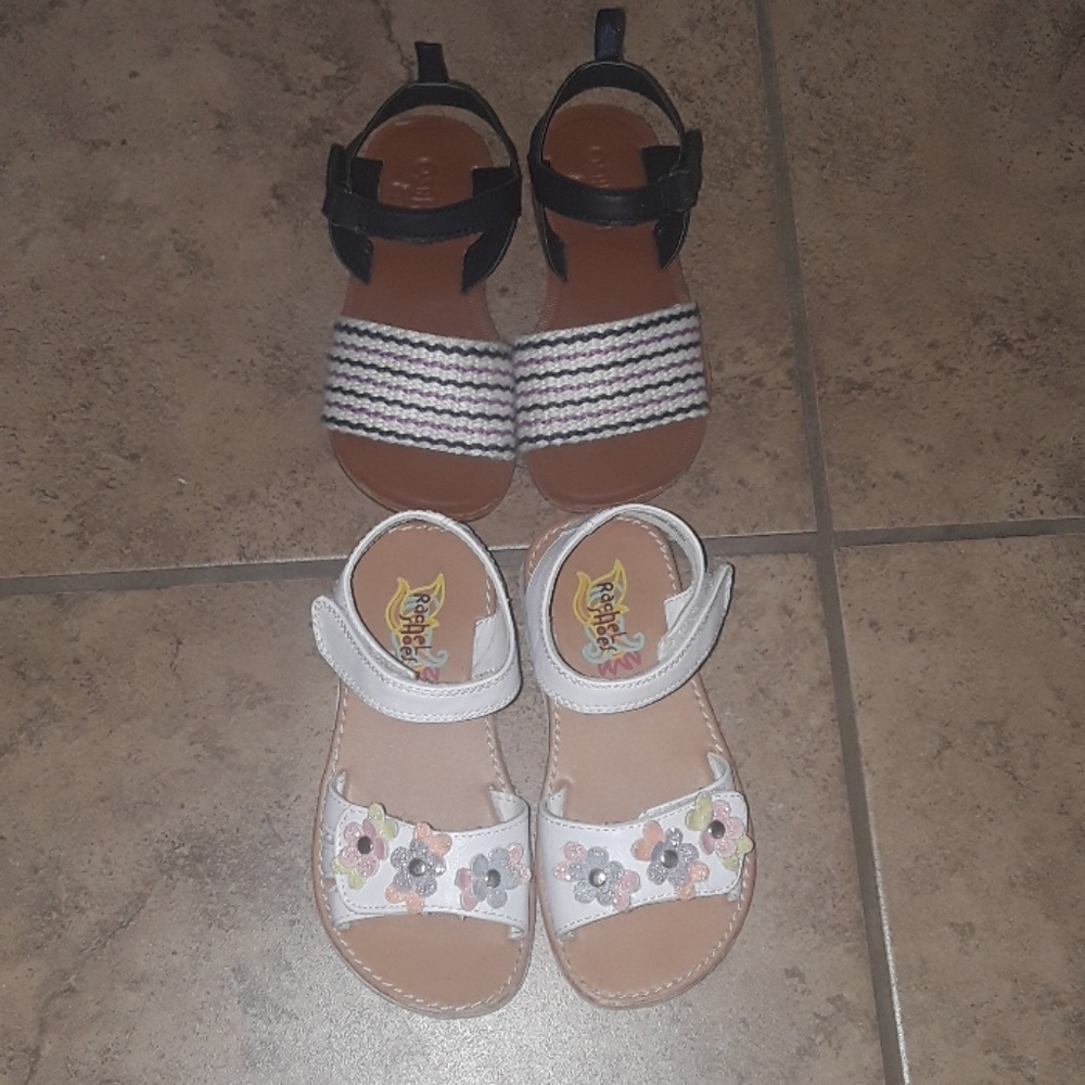 Bundle of Toddler Girls Sandals Size 10